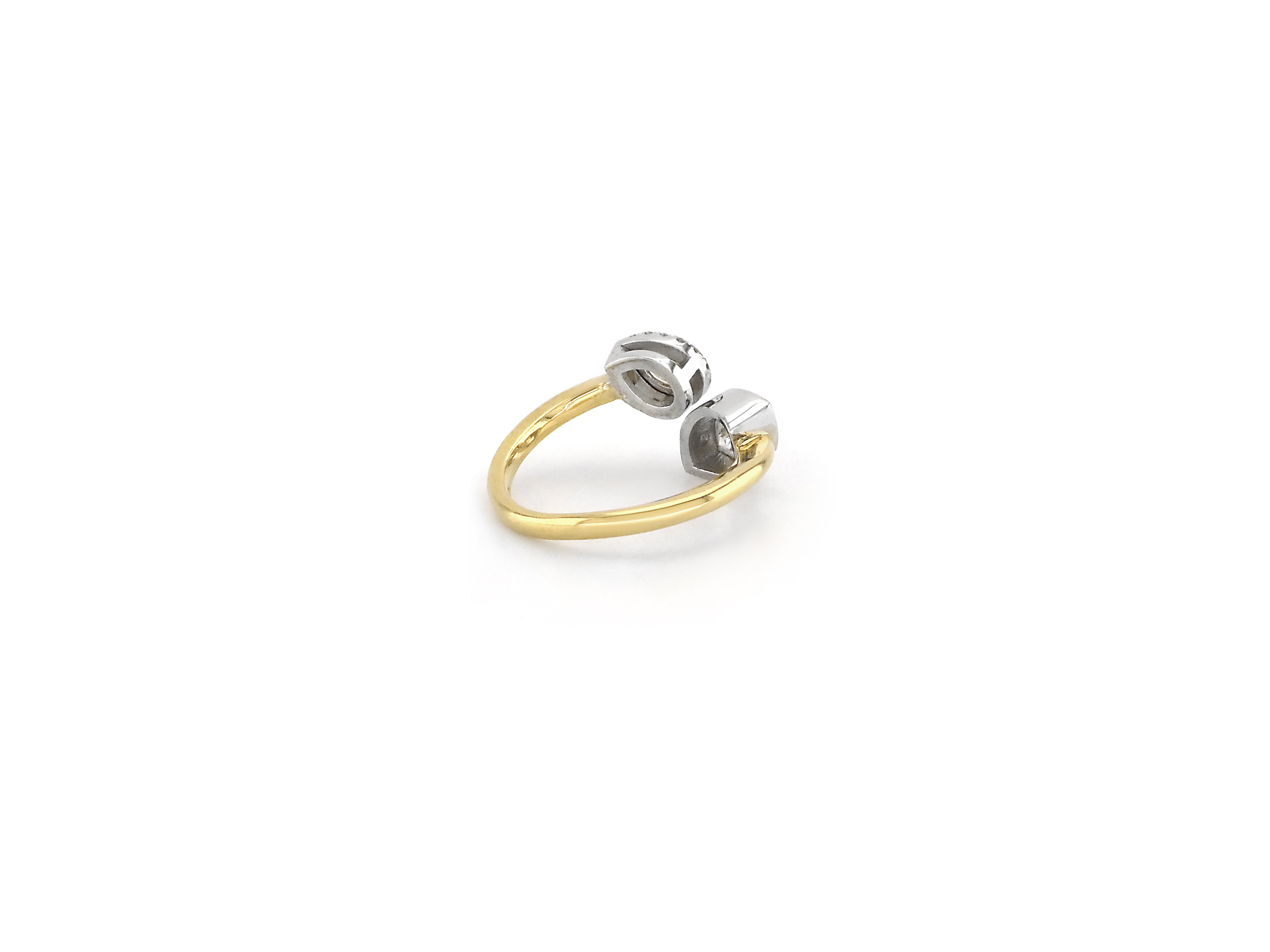 Yellow & White Gold Ring with Diamonds & Fancy Yellow Diamond | Jewel ...