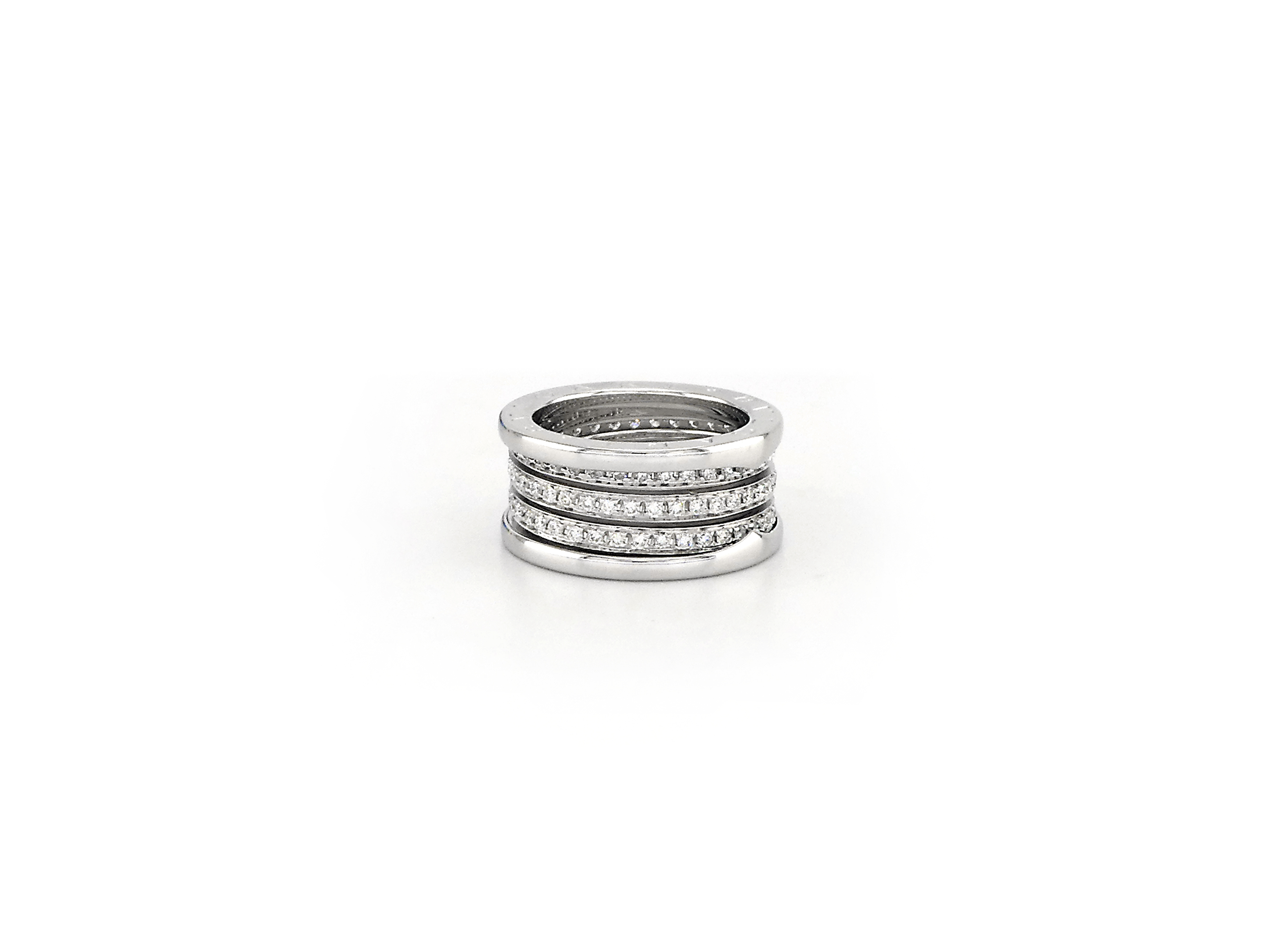 BVLGARI B.Zero1 Ring met 3 Rijen Diamant | Jewel in a Box