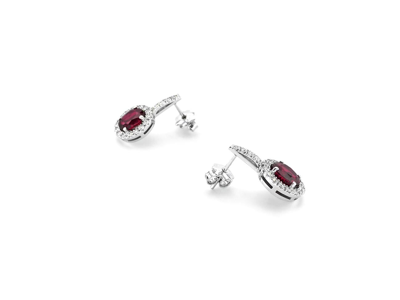 Ruby & Diamond Earrings | Jewel in a Box